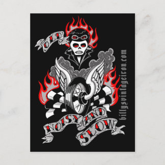 Alt, laut und langsam (Farbe) Postkarte