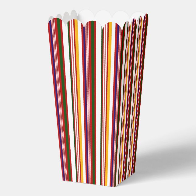 Alt modische Candy Stripes Geschenkschachtel (Vorderseite)