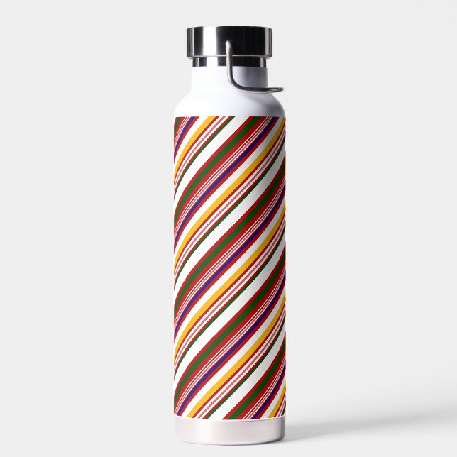 Alt modische Candy Stripes Trinkflasche (Links)