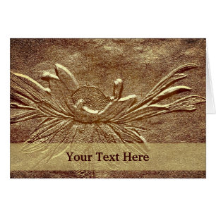 Alt modische Daisy Floral Foto Card