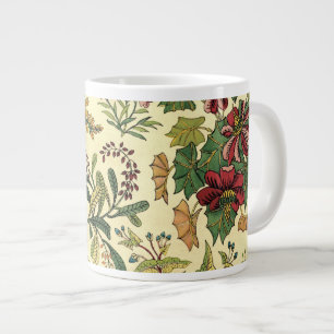 Alt-modische Floral-Fülle Jumbo-Tasse