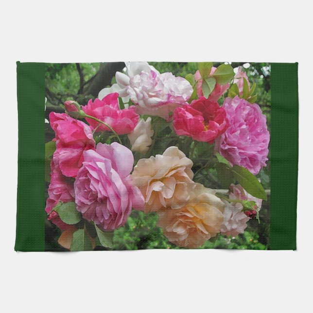 Alt modische Rose Küchentücher (Horizontal)