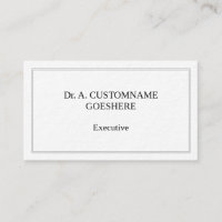 Alt modische und klassische Führungskraft Business