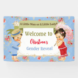 Alt modische Viktorianische Sommer-Genderoffenbaru Banner