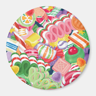 Alt modische Weihnachts Candy Magnet