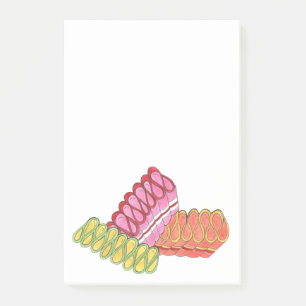 Alt-modische Weihnachtslieder mit Ribbon-Bonbonbon Post-it Klebezettel