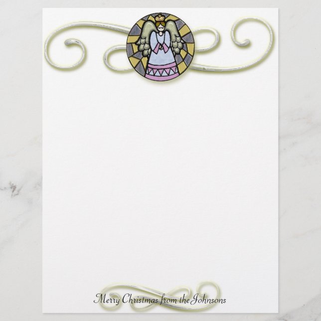 Alt modischer gesteinigter Glass-Look Weihnachtsge (Vorderseite)