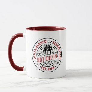 Alt modischer Kakao Tasse