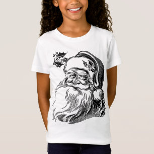 Alt modischer Vintager Santa Claus T - Shirt