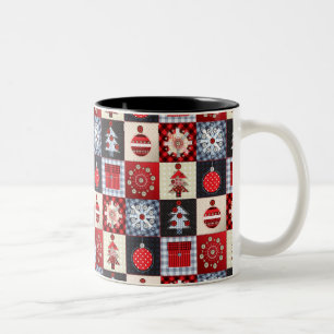 Alt modischer Weihnachtskittel Zweifarbige Tasse
