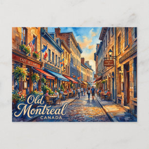 Alt-Montreal Kanada Postkarte