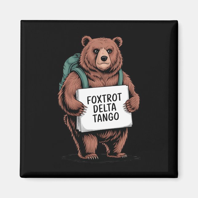 Alt National Park Residence Bear Foxtrots Del Magnet (Vorne)