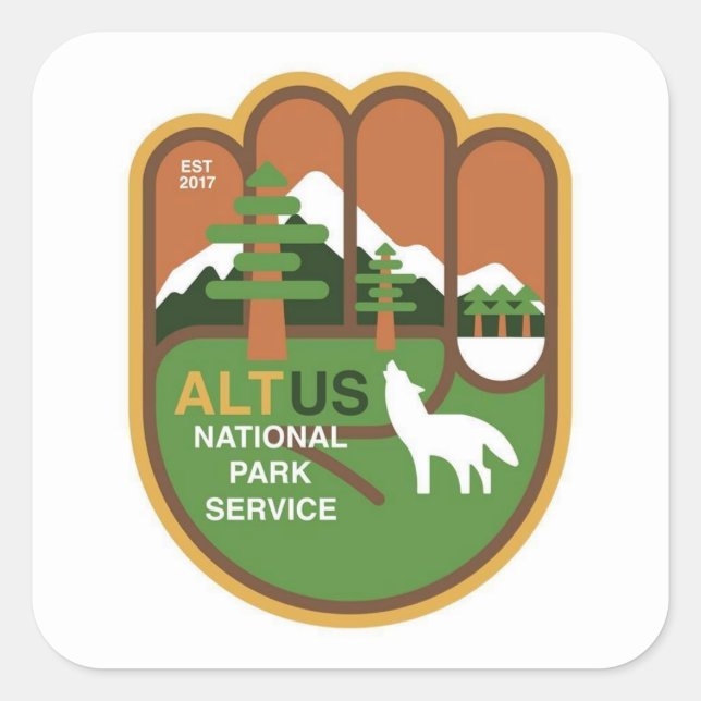 Alt NPS Sticker Service Park National (Vorderseite)