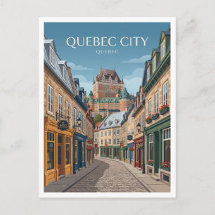 Alt-Québec Kanada Postkarte