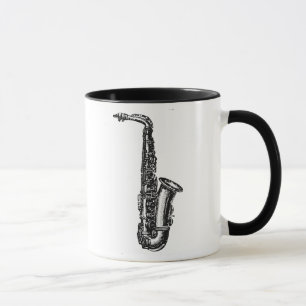 Alt-Saxophon Tasse