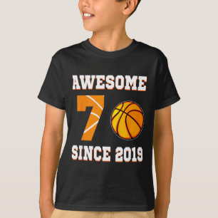 Alt seit 7 Basketball-Jahren 2019 T-Shirt