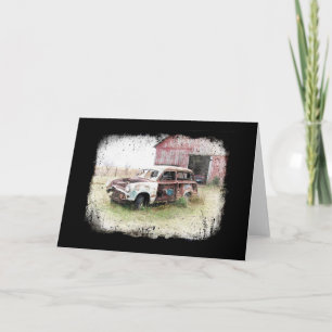 Alt, stürmisch und verzichtet karte