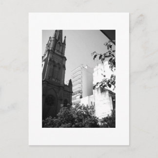 Alt und neu postkarte