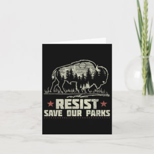 Alt Us National Park Resist Service Bison Buffalo Karte