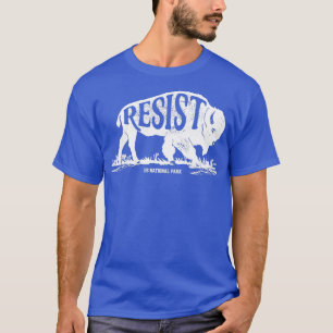 ALT US National Park Service Residence T Bison Vin T-Shirt