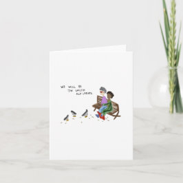 Alt werden mit dir bester Freund Dankeskarte