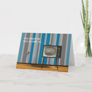 Alt wie dunkel TV-Sender für Vater Geburtstag ände Karte