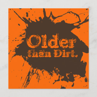 Alt wie Schmutz - 30. Geburtstagsschmuck-Party Ein Einladung