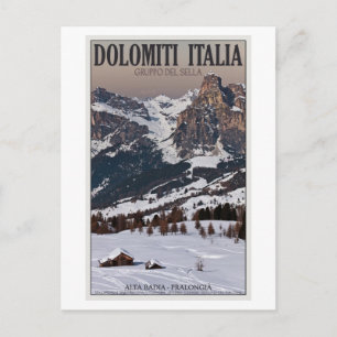 Alta Badia Meadows Postkarte