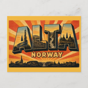 Alta Norwegen Kathedrale Postkarte