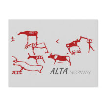 Alta, Norwegen (Steinschnitzerei)