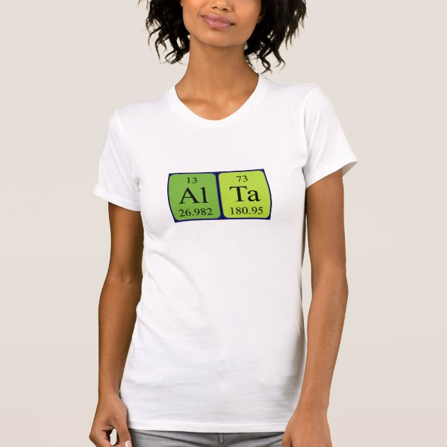 Alta Periodenname Shirt (Vorderseite)
