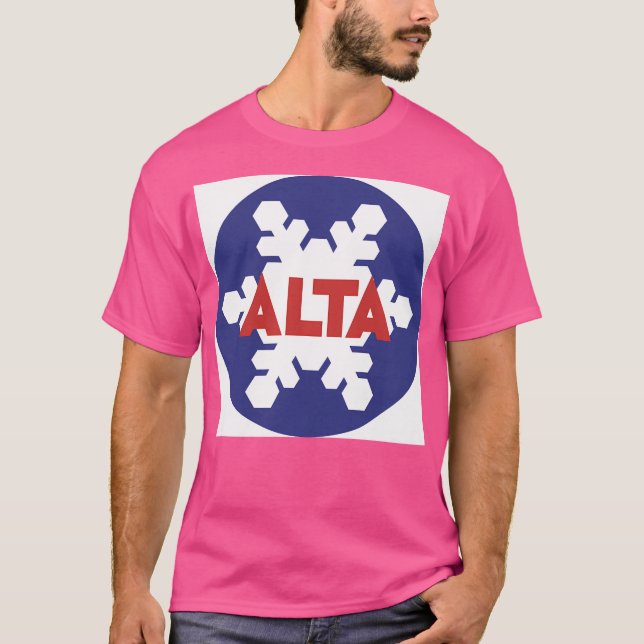 Alta Ski Resort T-Shirt (Vorderseite)