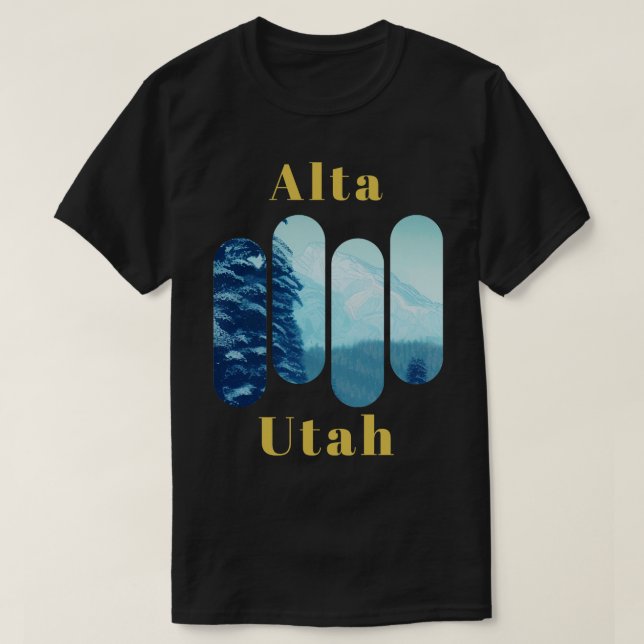 Alta Ski Utah 3 T-Shirt (Design vorne)