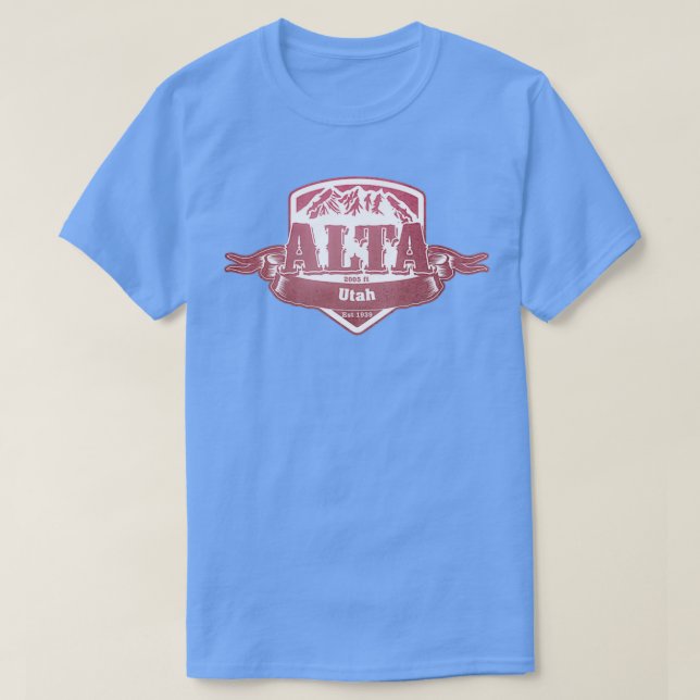 Alta Utah Ski Resort T-Shirt (Design vorne)