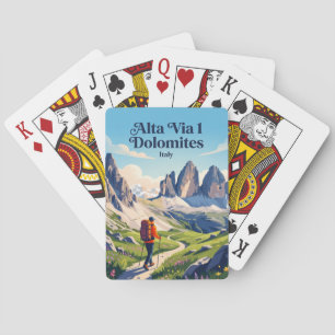 Alta Via 1 Dolomiten Italien Spielkarten