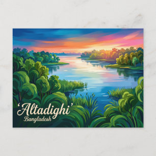 Altadighi-Nationalpark Bangladesch Postkarte