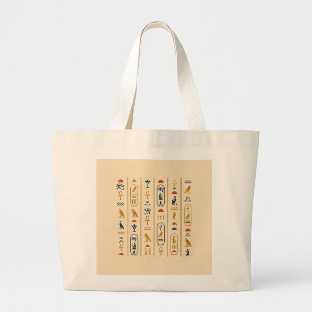 Altägyptische Hieroglyphen Elegante Tasche (Vorne)