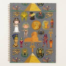 Altägyptische Hieroglyphen -Muster Pharao Planer