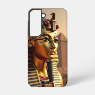 Altägyptische König Tut Goldmaske mit Pyramiden Samsung Galaxy Hülle