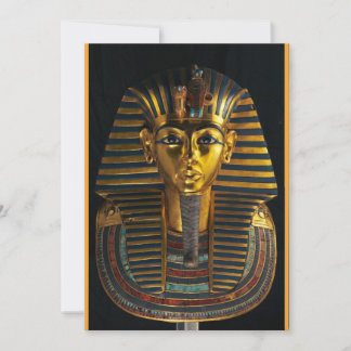 Altägyptische Pharaonenmaske, King Tut goldene Kun Einladung