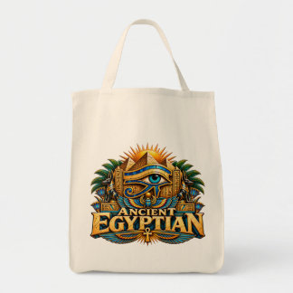 Altägyptische Pyramide Auge des Horus Tragetasche