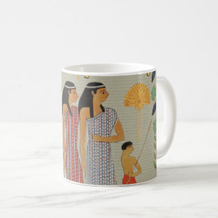 altägyptische riesige dekorierte farbenfrohe Maler Kaffeetasse