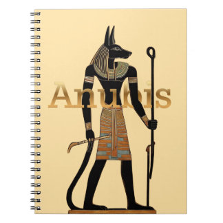 Altägyptischer Gott Anubis Notizblock