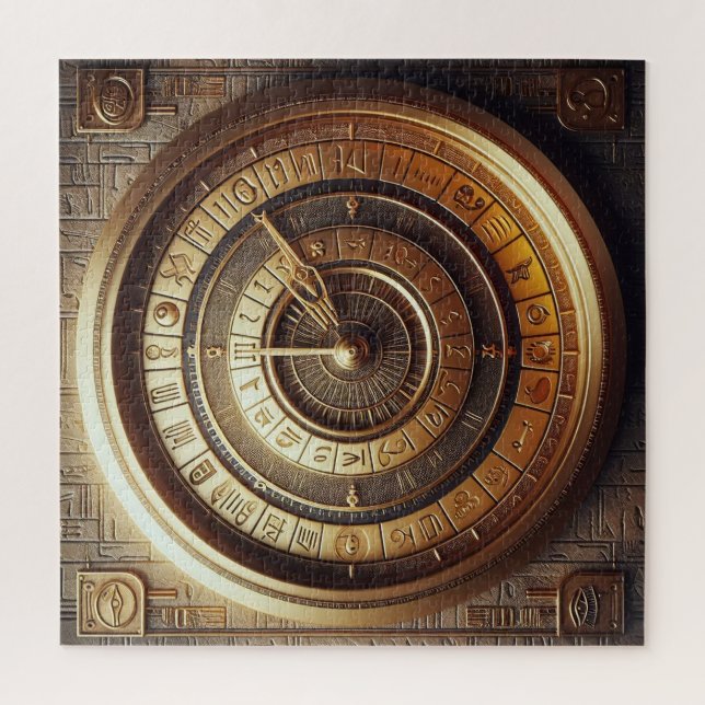 Altägyptischer Hintergrund Puzzle (Vertikal)