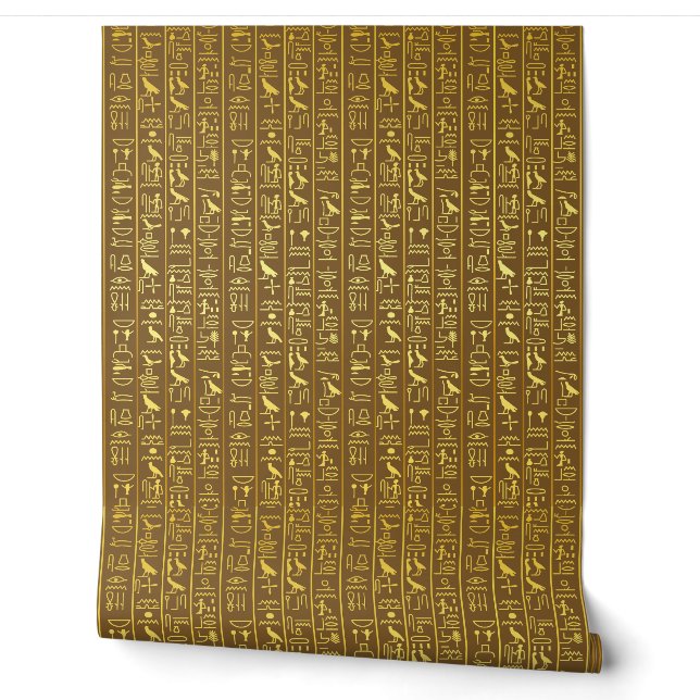 Altägyptisches Hieroglyphen-Wandbild  Tapete (Abrollen)