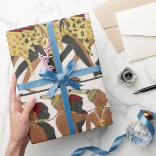 Altägyptisches Kunstmuster Geschenkpapier