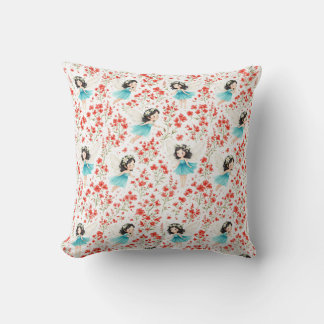 Altami Cute Floral Girl Pillow – Kids Nursery Deco Kissen