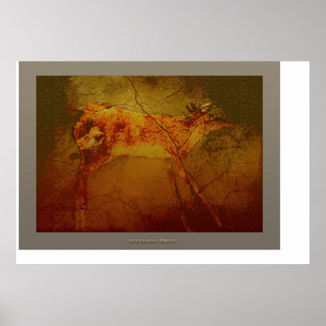 Altamira Deer Poster (Vorne)