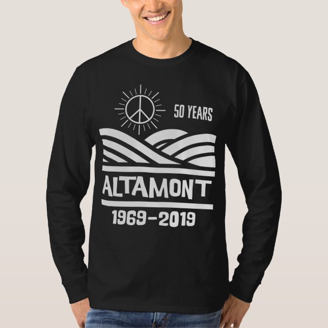 Altamont Speedway 1969-2019 50th Anniversary T-Shirt (Vorderseite)