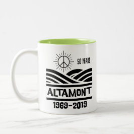 Altamont Speedway 1969-2019 50th Anniversary Zweifarbige Tasse